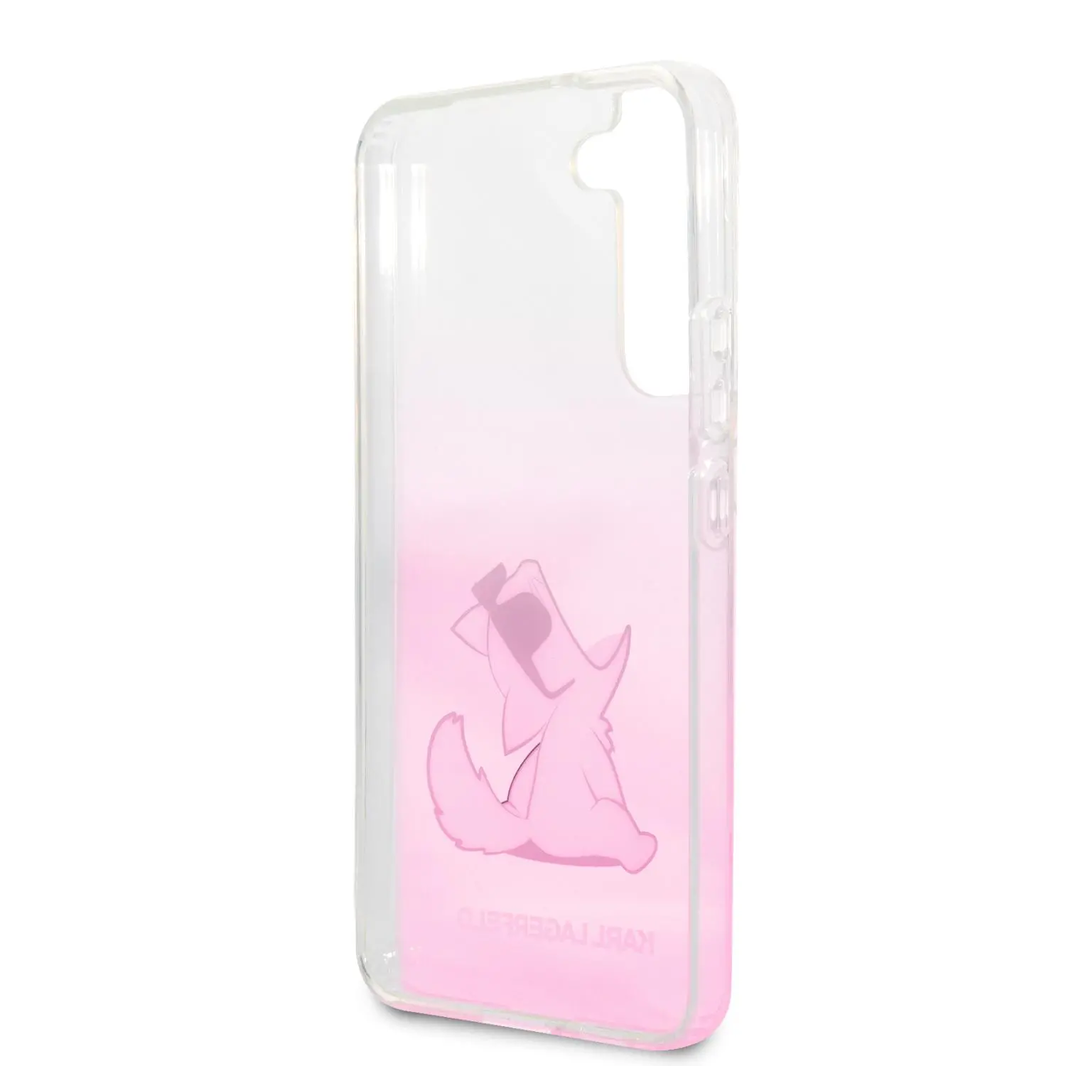 Etui Karl Lagerfeld Choupette Eat KLHCS22MCFNRCPI do Samsung Galaxy S22+ Różowy