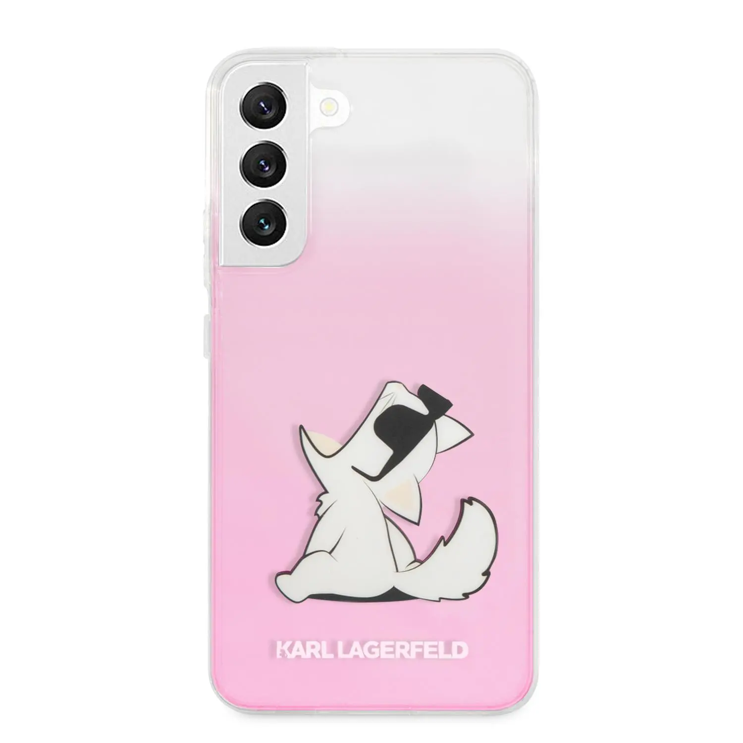 Etui Karl Lagerfeld Choupette Eat KLHCS22MCFNRCPI do Samsung Galaxy S22+ Różowy