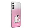 Etui Karl Lagerfeld Choupette Eat KLHCS22MCFNRCPI do Samsung Galaxy S22+ Różowy