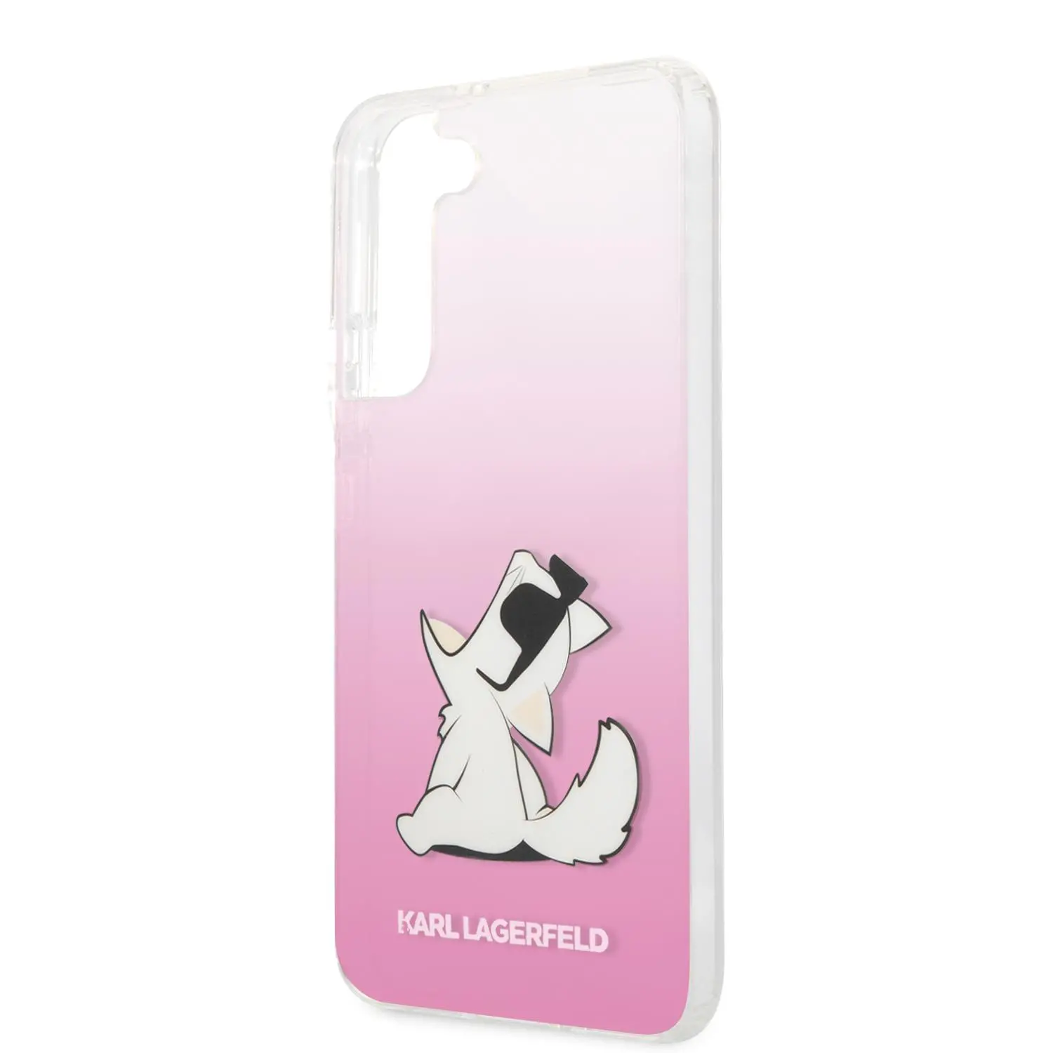 Etui Karl Lagerfeld Choupette Eat KLHCS22MCFNRCPI do Samsung Galaxy S22+ Różowy
