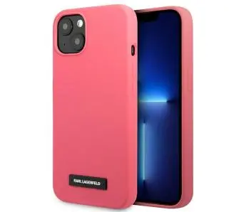 Etui Karl Lagerfeld Silicone Plaque KLHCP13MSLMP1PI do iPhone 13