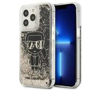 Etui Karl Lagerfeld Liquid Glitter Gatsby KLHCP13LLGGKBK do iPhone 13 Pro /13