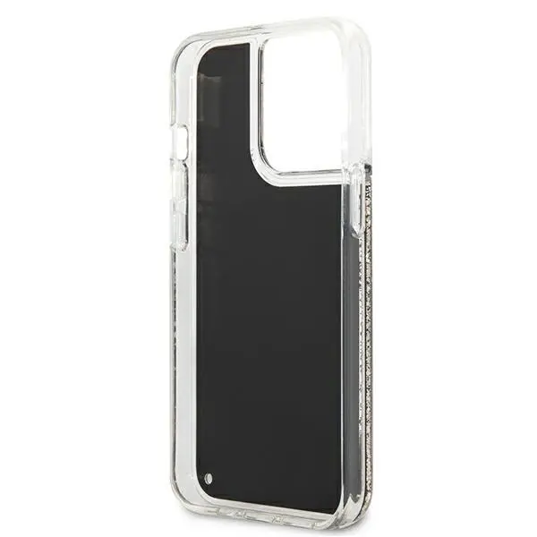 Etui Karl Lagerfeld Liquid Glitter Gatsby KLHCP13LLGGKBK do iPhone 13 Pro /13