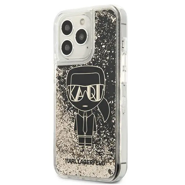 Etui Karl Lagerfeld Liquid Glitter Gatsby KLHCP13LLGGKBK do iPhone 13 Pro /13