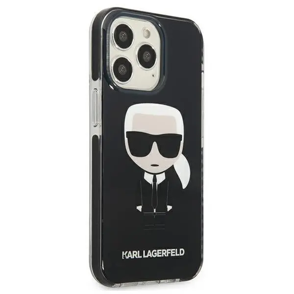 Etui Karl Lagerfeld Iconik Karl KLHCP13LTPEIKK do iPhone 13 Pro / 13