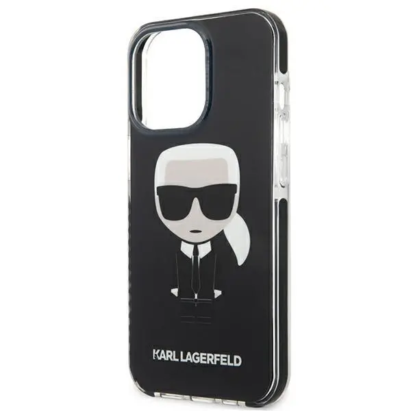 Etui Karl Lagerfeld Iconik Karl KLHCP13LTPEIKK do iPhone 13 Pro / 13