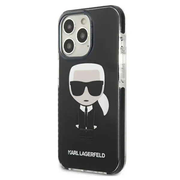 Etui Karl Lagerfeld Iconik Karl KLHCP13LTPEIKK do iPhone 13 Pro / 13