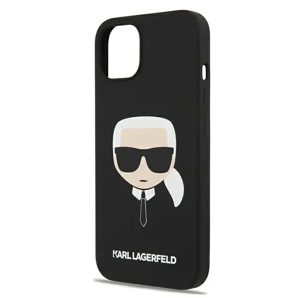 Etui Karl Lagerfeld Silicone Karl`s Head KLHCP13SSLKHBK do iPhone 13 mini