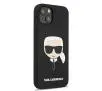 Etui Karl Lagerfeld Silicone Karl`s Head KLHCP13SSLKHBK do iPhone 13 mini
