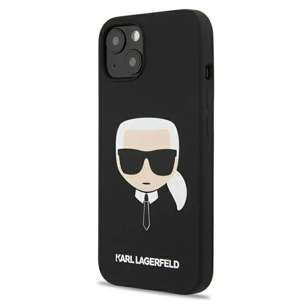 Etui Karl Lagerfeld Silicone Karl`s Head KLHCP13SSLKHBK do iPhone 13 mini