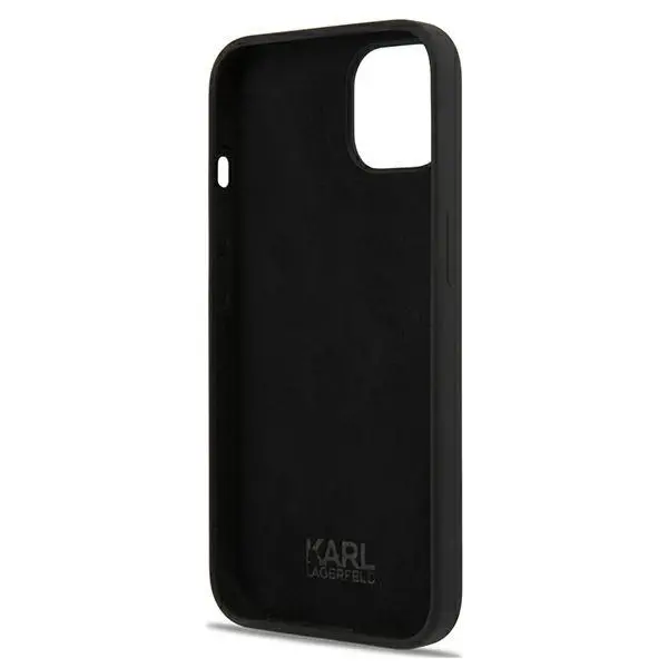 Etui Karl Lagerfeld Silicone Karl`s Head KLHCP13SSLKHBK do iPhone 13 mini