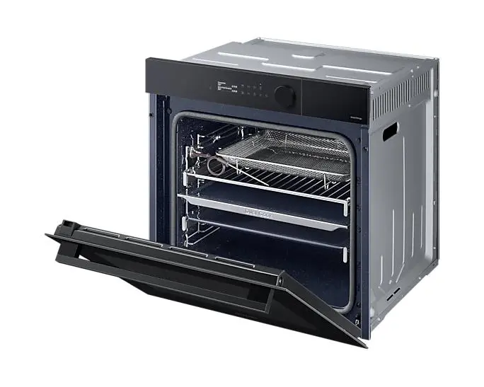 Piekarnik elektryczny parowy Samsung NV7B5685AAK Dual Cook Termoobieg AirFry Termosonda Zdalne sterowanie Czarne szkło