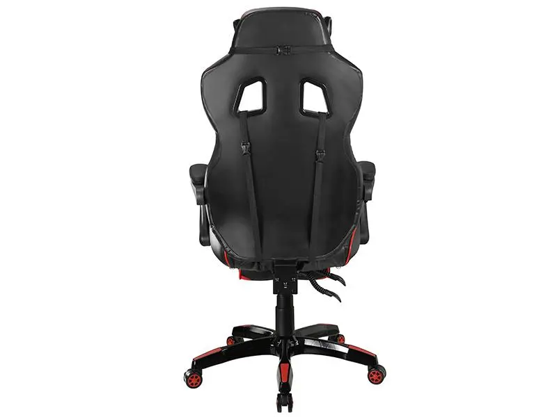 Fotel Tracer GamZone Masterplayer Gamingowy do 150kg Tkanina Skóra ECO Czarno-czerwony