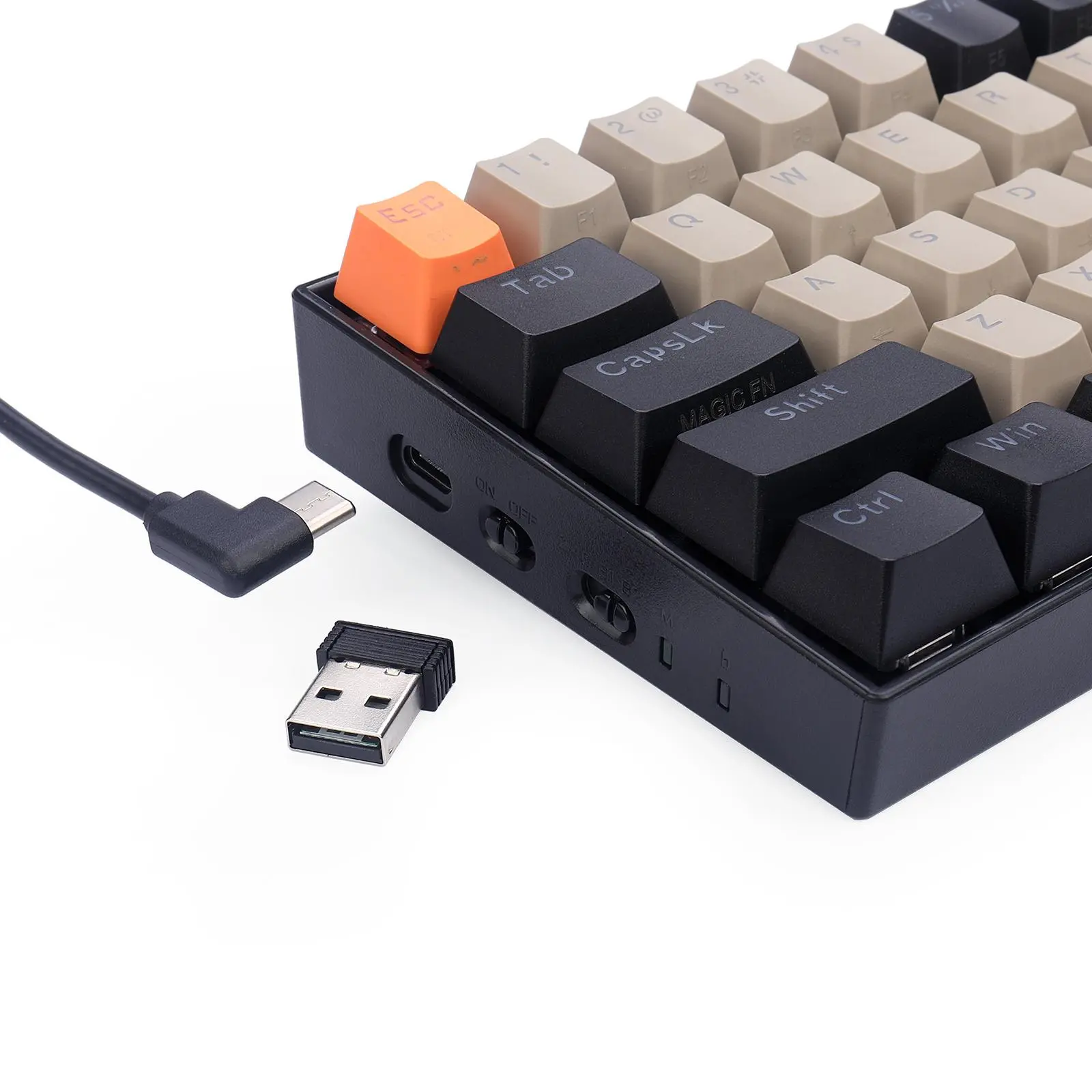 Klawiatura mechaniczna Redragon Draconic PRO K530 Brown Switch Czarny