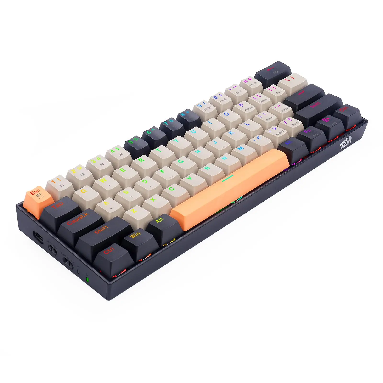 Klawiatura mechaniczna Redragon Draconic PRO K530 Brown Switch Czarny