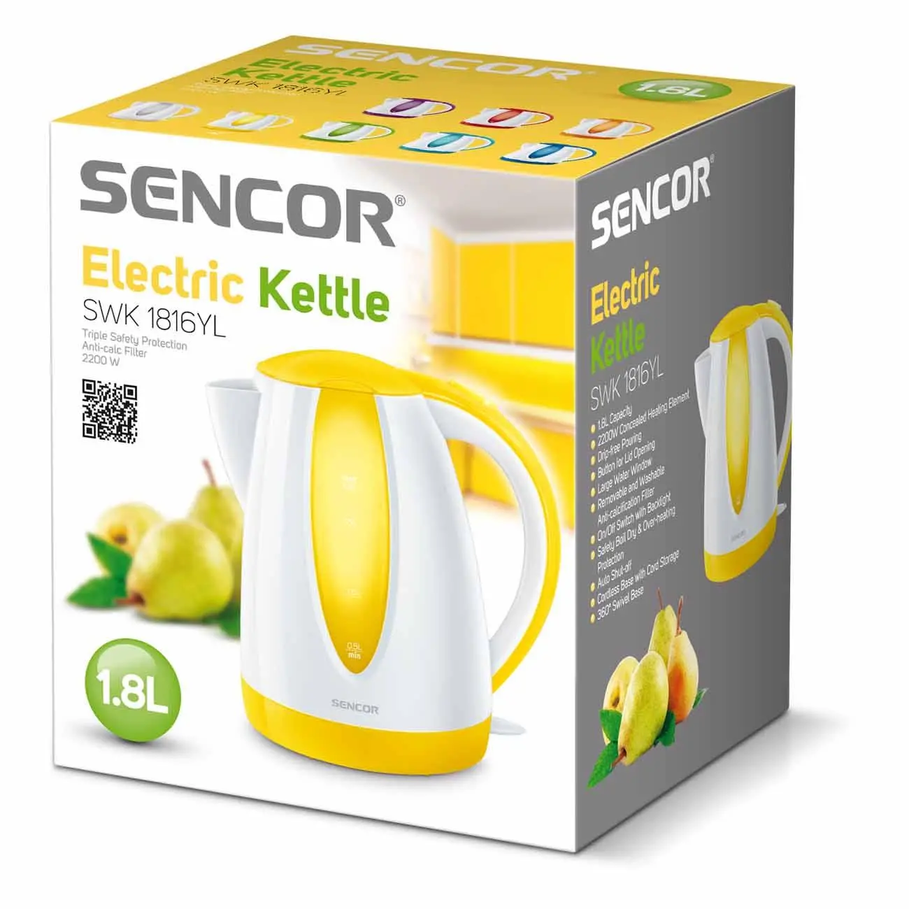 Czajnik Sencor SWK 1816YL 1,8l 2000W