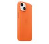 Etui Apple skórzane z MagSafe do iPhone 14 Pomarańczowy