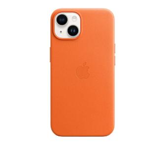 Etui Apple skórzane z MagSafe do iPhone 14 Plus Pomarańczowy