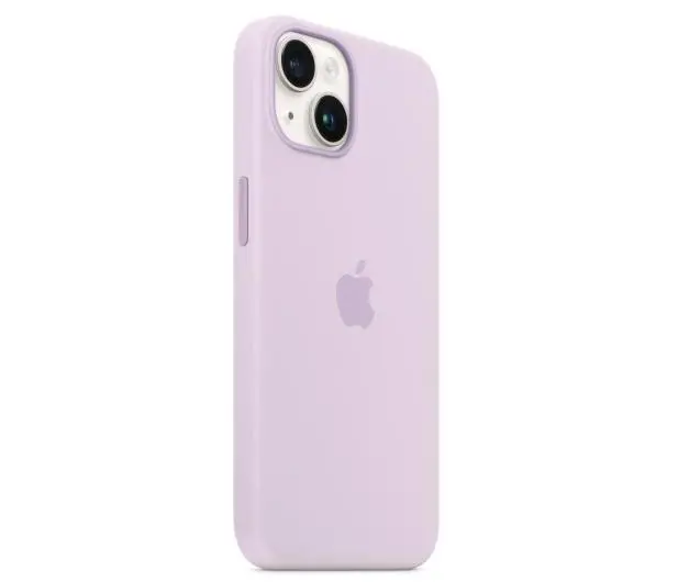 Etui Apple silikonowe z MagSafe do iPhone 14 Plus Liliowy