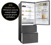 Lodówka Haier Seria 5 HTR5719ENPT Pełny No Frost 190cm Komora świeżości Czarny łupkowy
