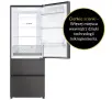 Lodówka Haier Seria 5 HTR5719ENPT Pełny No Frost 190cm Komora świeżości Czarny łupkowy
