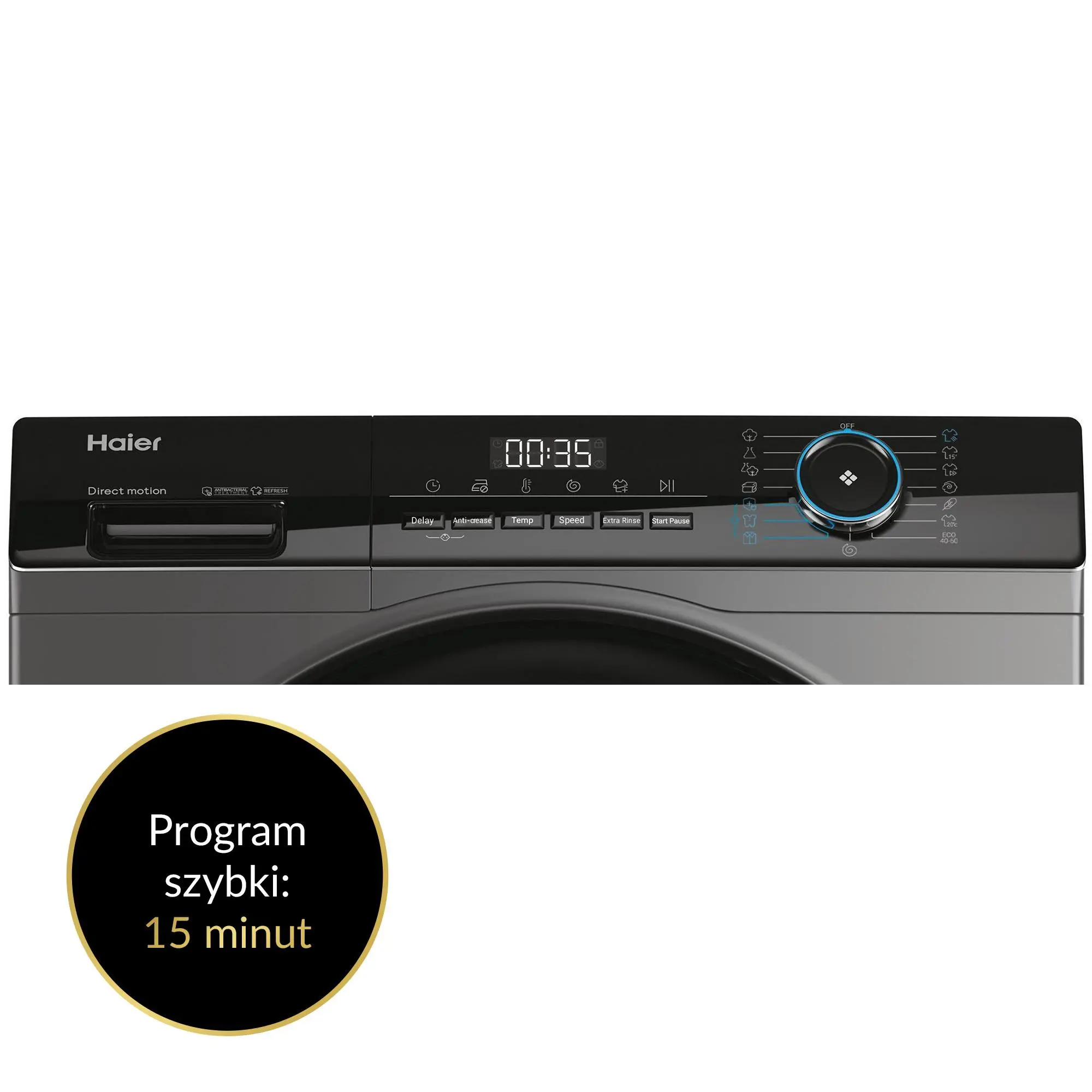 Pralka Haier I-Pro 3 HW90-B14939S8-S 9kg 1400obr/min