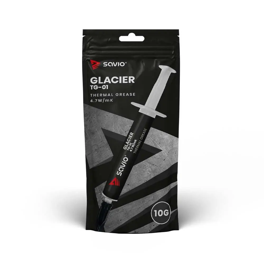 Pasta termoprzewodząca Savio Glacier TG-01 4.7 W/mK 10g