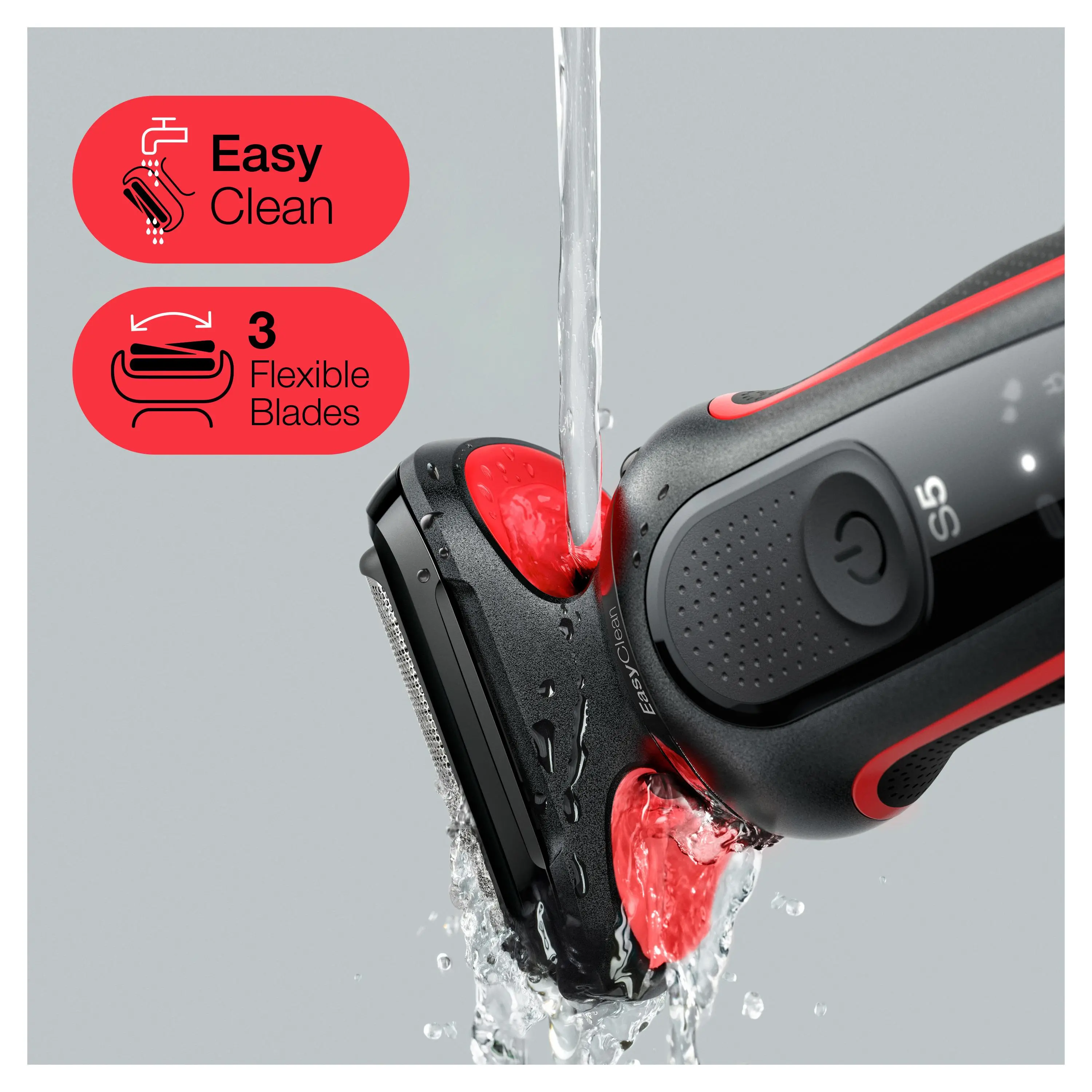 Golarka Braun 51-R1000s RED