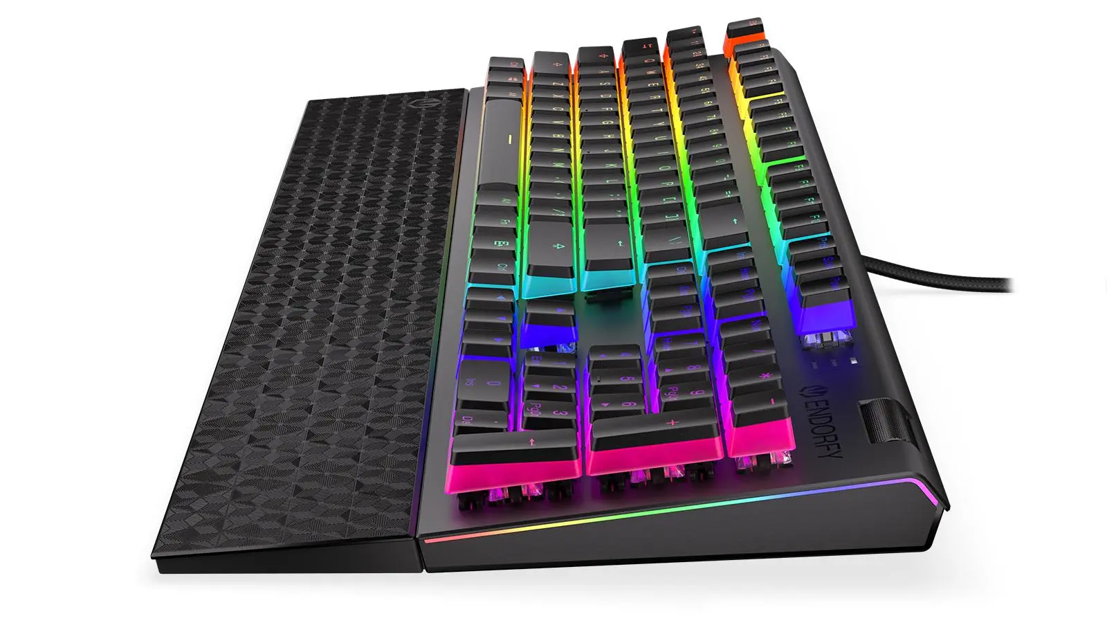 Klawiatura mechaniczna Endorfy Omnis Pudding Blue Kailh Blue RGB Czarny