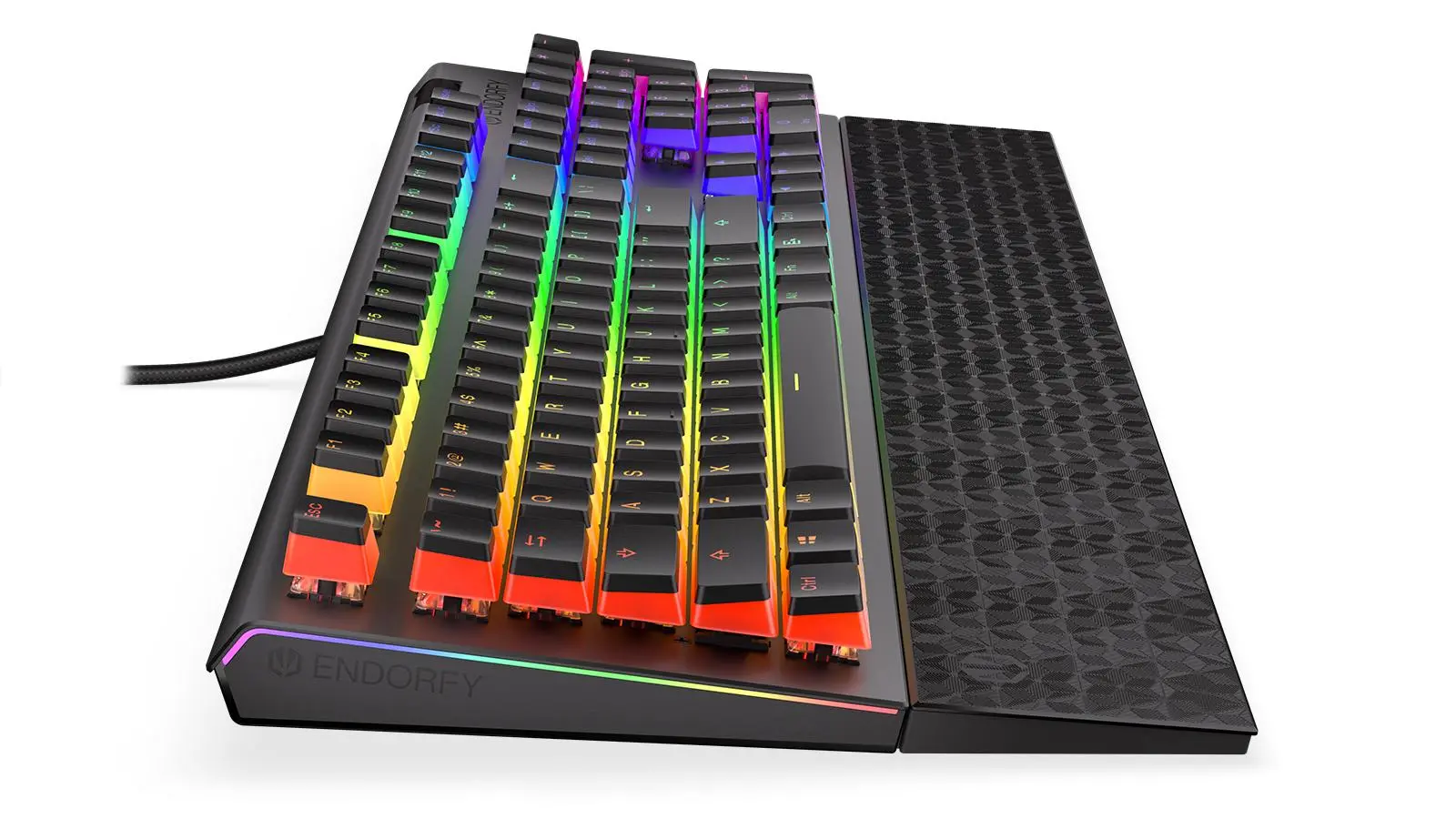Klawiatura mechaniczna Endorfy Omnis Pudding Blue Kailh Blue RGB Czarny