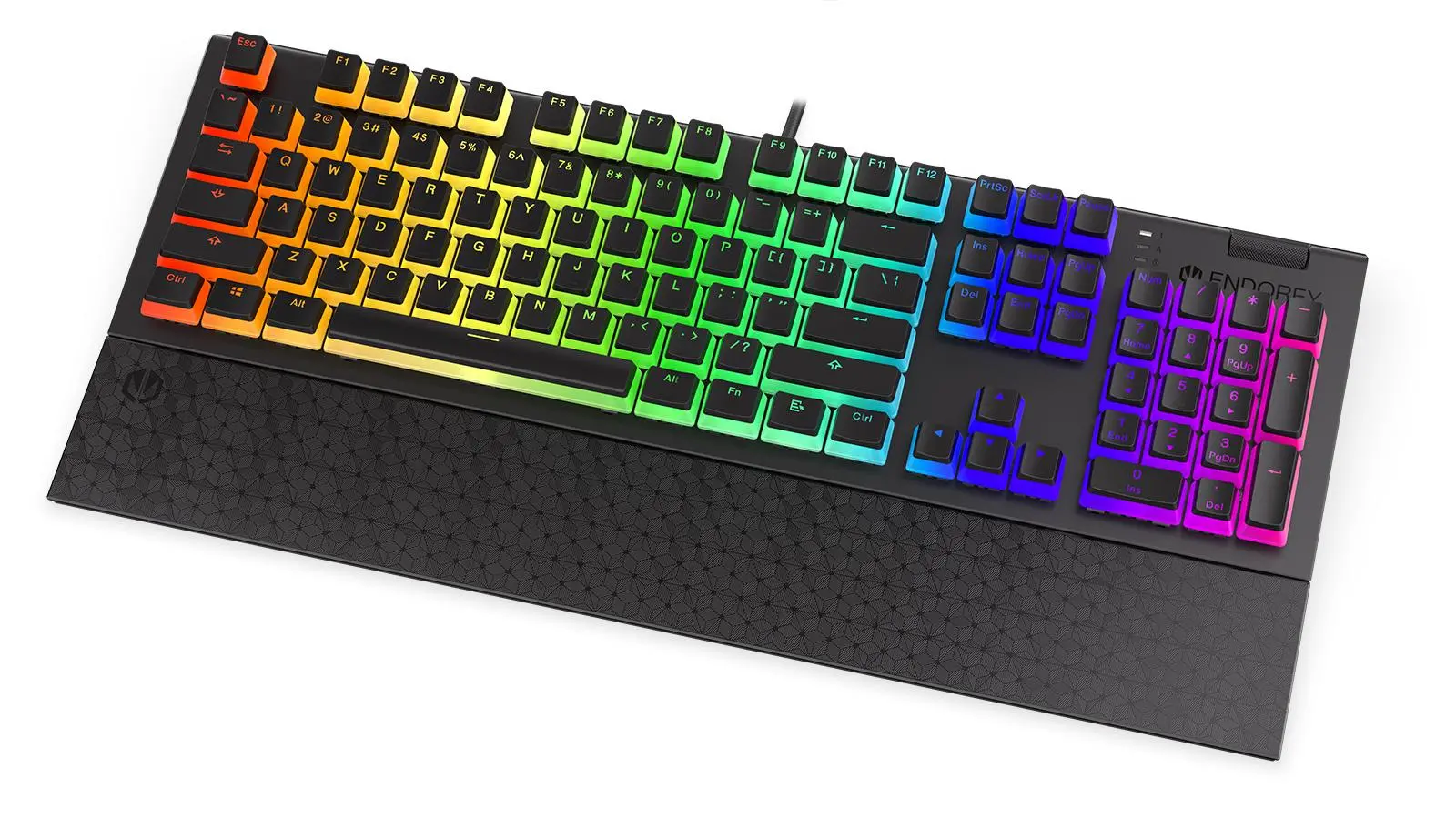 Klawiatura mechaniczna Endorfy Omnis Pudding Blue Kailh Blue RGB Czarny