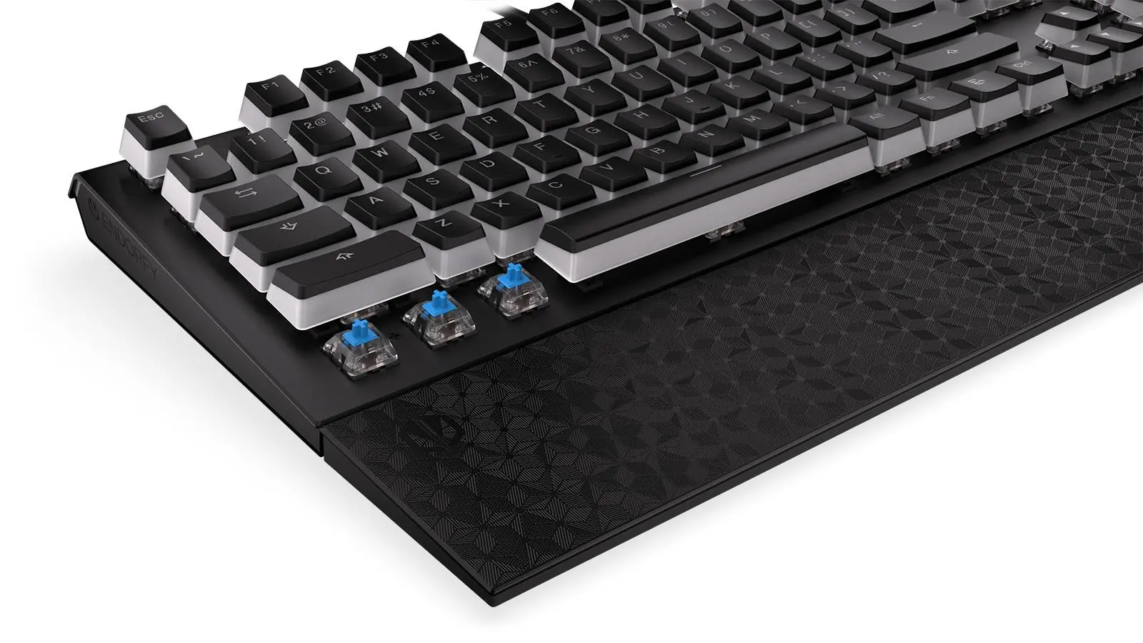 Klawiatura mechaniczna Endorfy Omnis Pudding Blue Kailh Blue RGB Czarny