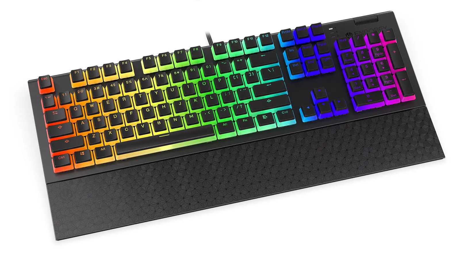 Klawiatura mechaniczna Endorfy Omnis Pudding Blue Kailh Blue RGB Czarny