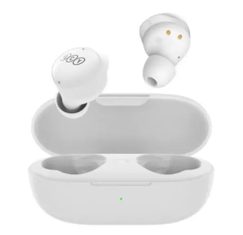 Słuchawki bezprzewodowe QCY T17SE Dokanałowe Bluetooth 5.1 Biały