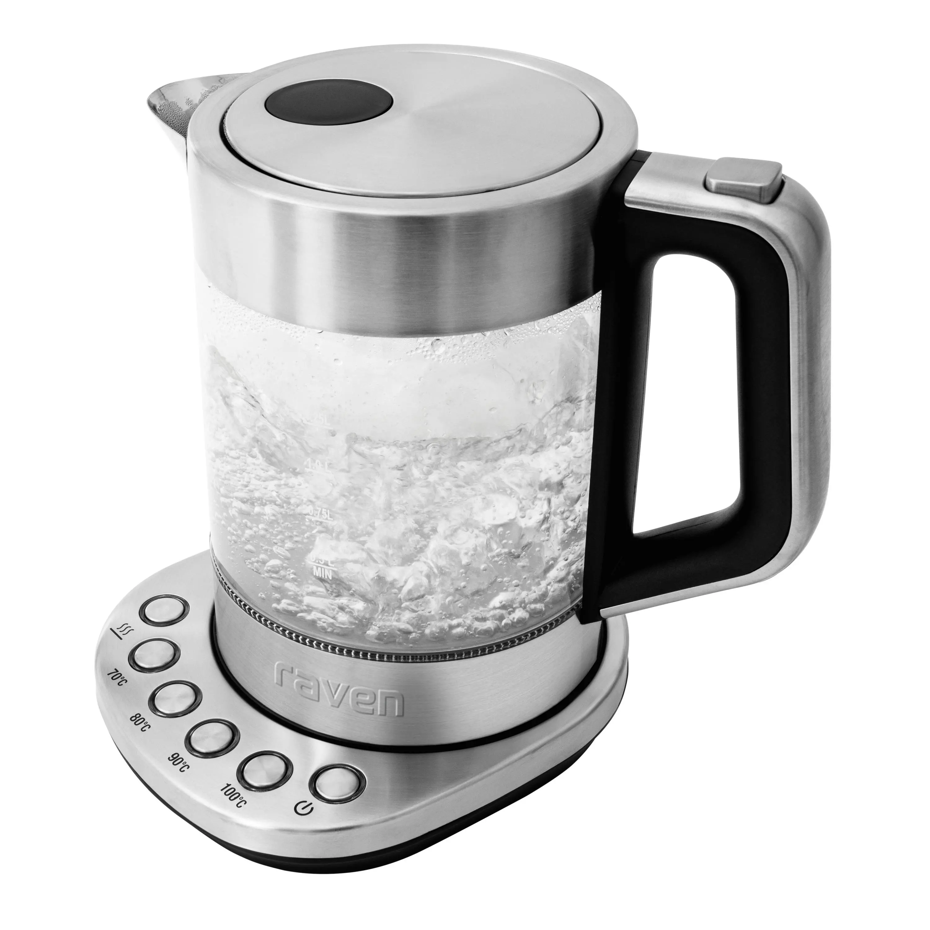 Czajnik Raven EC012X Szklany 1,5l 2200W Regulacja temperatury