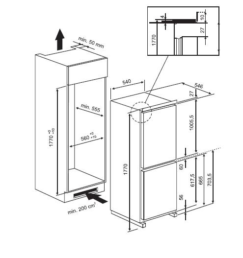 Whirlpool ART 453/A+, Lodówka do zabudowy - cena i opinie - OleOle!