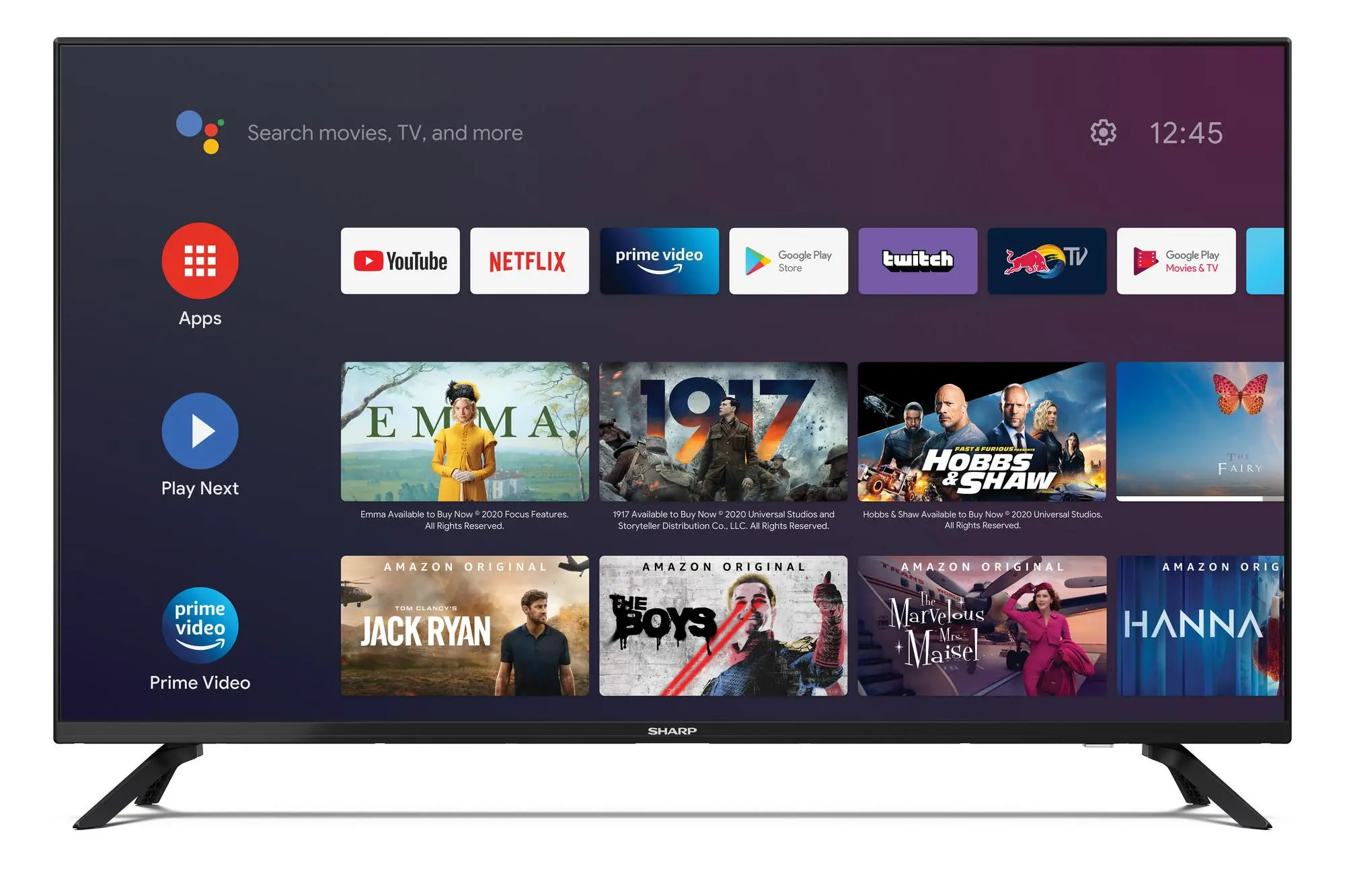 Telewizor Sharp 40FG4EA 40" LED Full HD Android TV DVB-T2