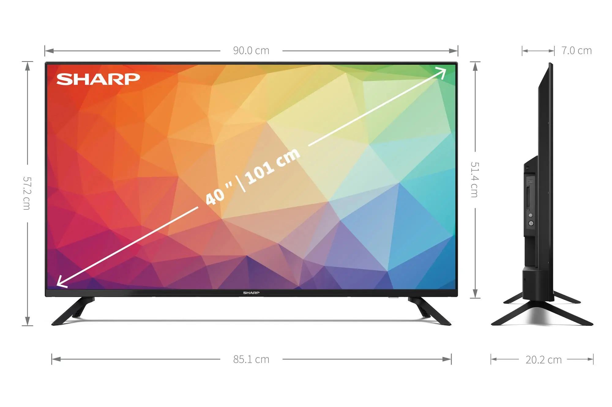 Telewizor Sharp 40FG4EA 40" LED Full HD Android TV DVB-T2