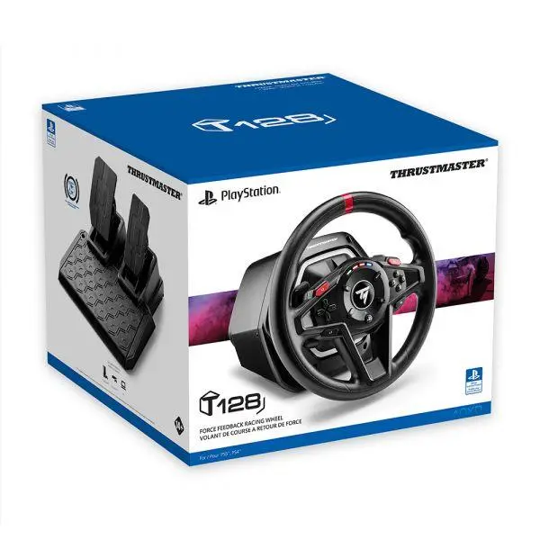 Kierownica Thrustmaster T128 z pedałami do PS5, PS4, PC Force Feedback