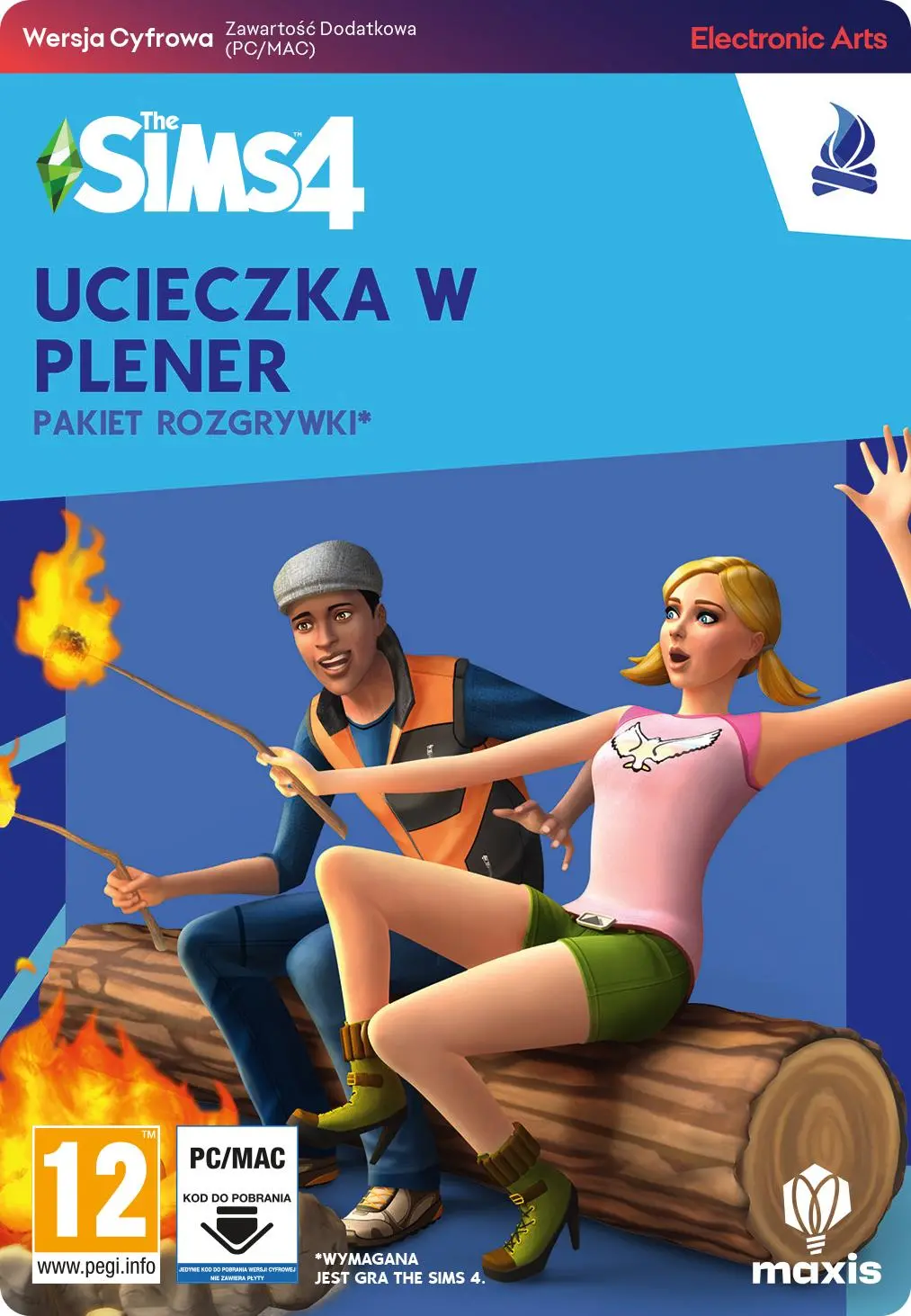 The Sims 4 Ucieczka w Plener [kod aktywacyjny] PC