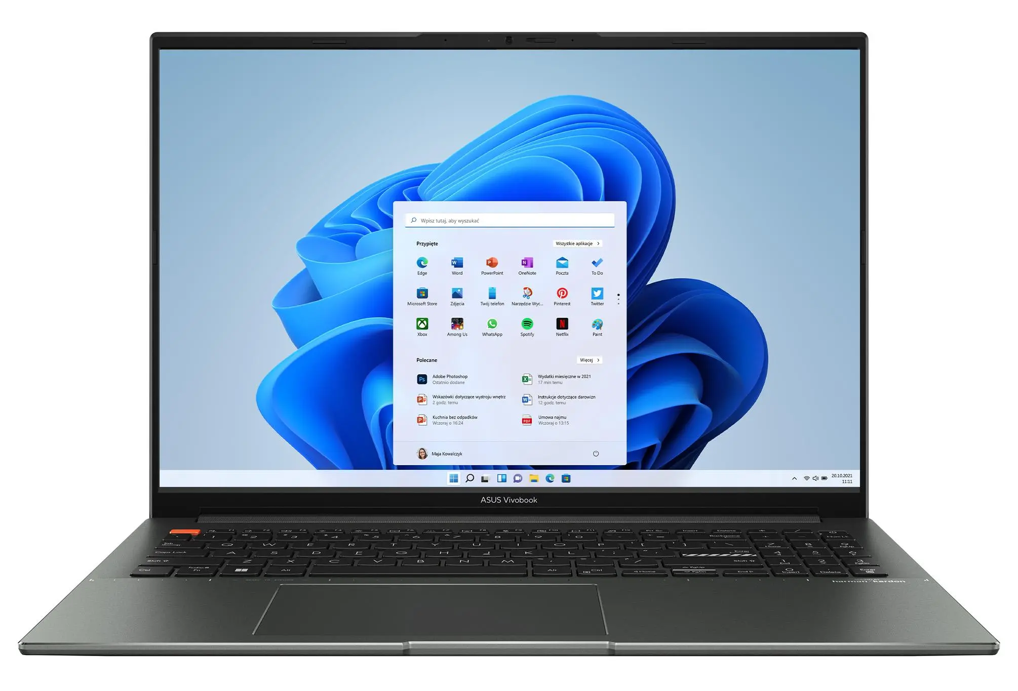 Laptop ASUS VivoBook S 16X M5602RA-KV020W 16" R7 6800H 16GB RAM 1TB Dysk SSD Win11 Czarny