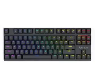 Klawiatura mechaniczna Savio Rampage Outemu Brown Czarny