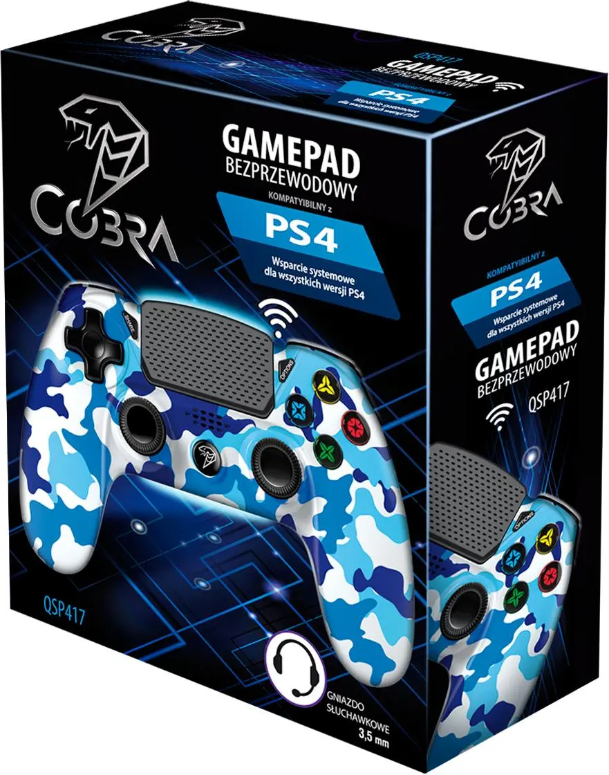 Pad Cobra QSP417 do PS4 Bezprzewodowy