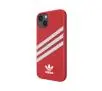 Etui Adidas Snap case z 3 paskami do iPhone 13/13 Pro Czerwony