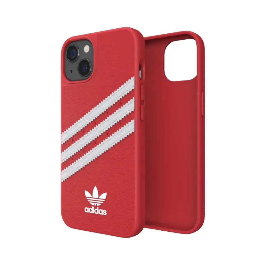 Etui Adidas Snap case z 3 paskami do iPhone 13/13 Pro Czerwony