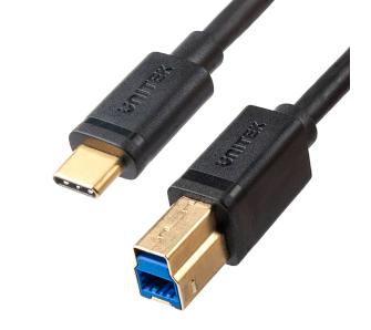 Kabel USB Unitek C14096BK USB-C na USB-B 3.0 2m Czarny