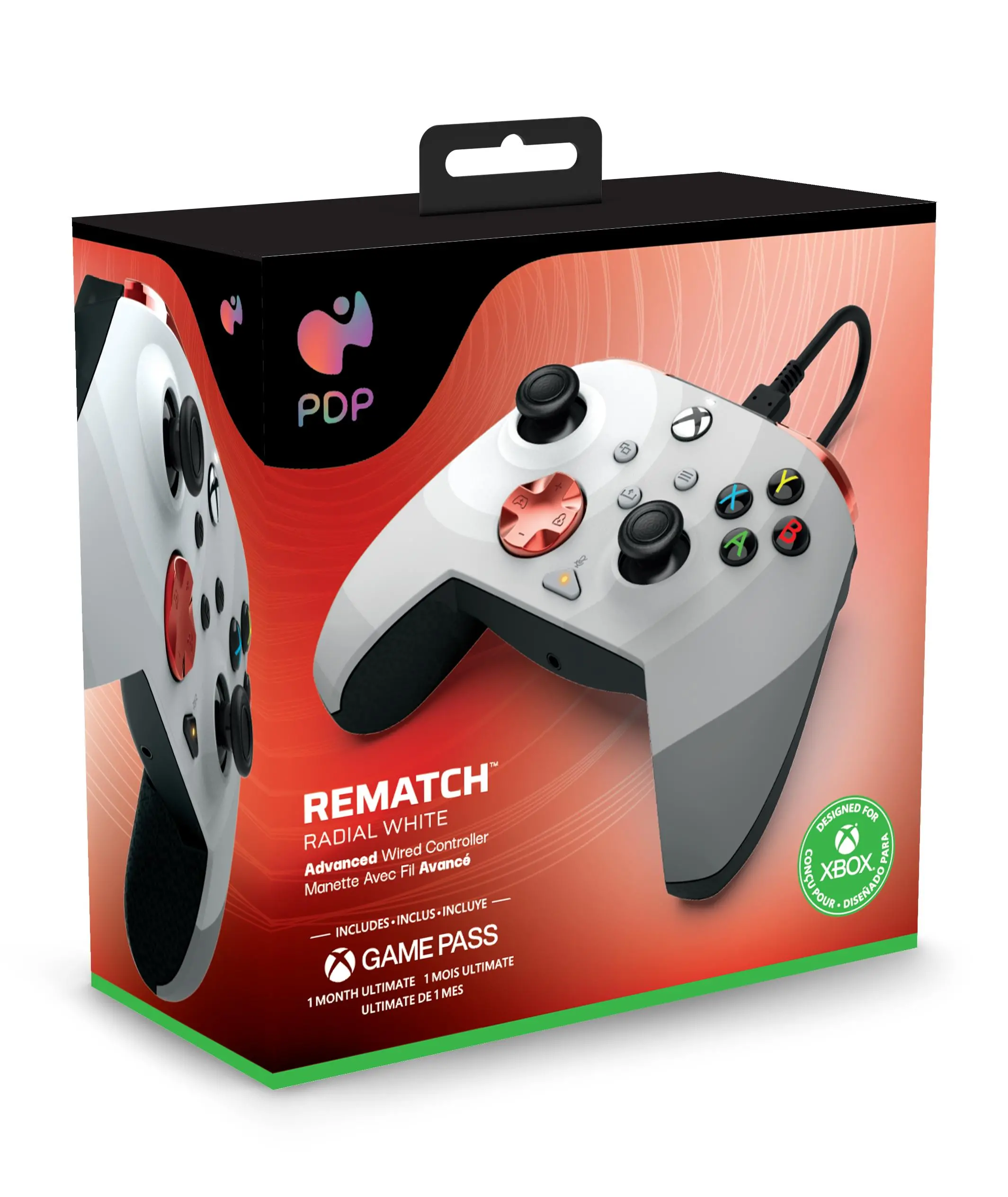 Pad PDP Rematch Radial White do Xbox Przewodowy