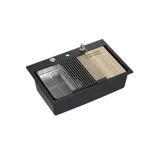 Кухонна мийка Quadron HQM7650U7_BS Marc Workstation