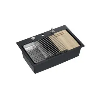 Кухонная мойка Quadron HQM7650U7_BS Marc Workstation