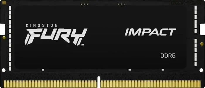 Pamięć Kingston FURY Impact DDR5 16GB 4800 CL38 SODIMM Czarny